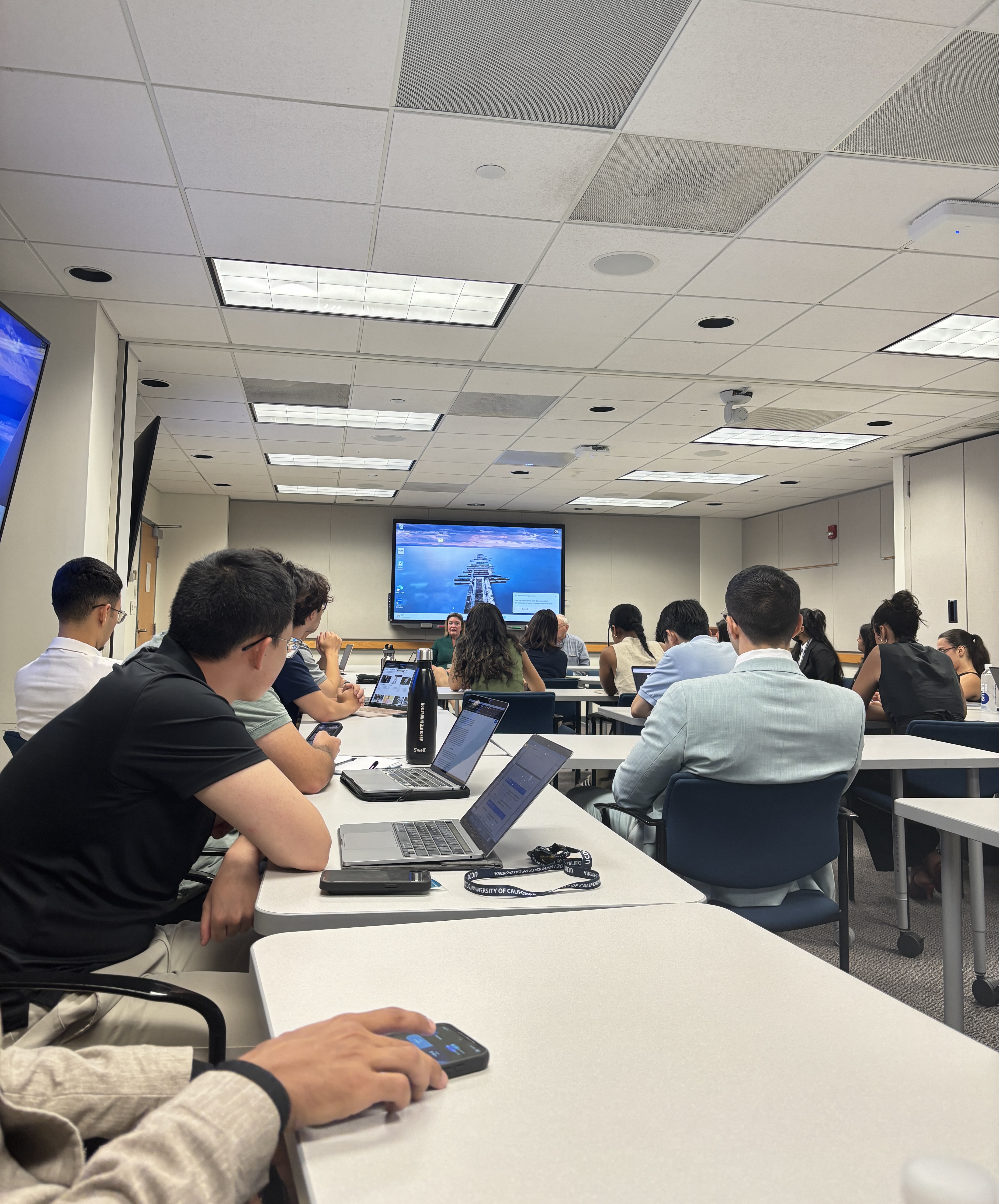 Internship presentation session
